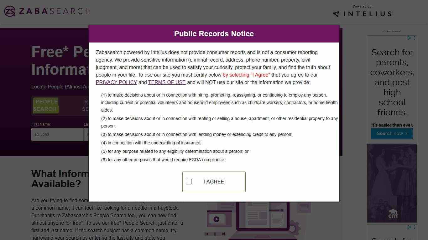 Free* People Search Engine - Search By Name & Phone Number | ZabaSearch