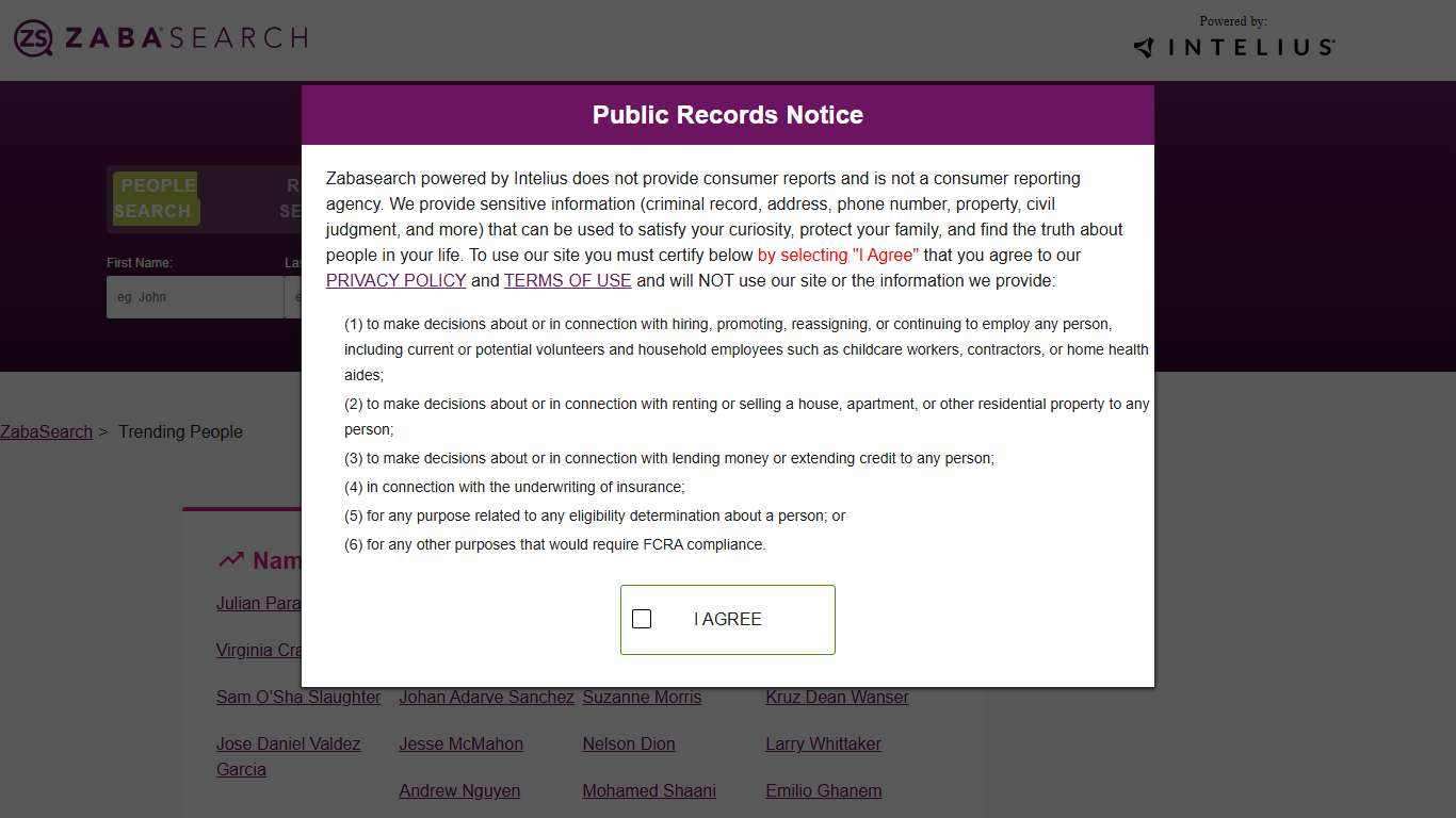 Names Found In The News for January 17, 2026 | ZabaSearch
